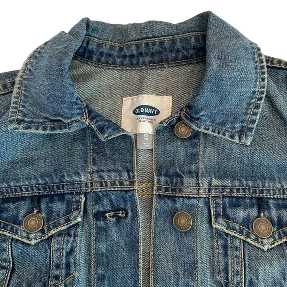 Women’s cropped denim jean jacket Old Navy XS blue - Picture 8 of 15